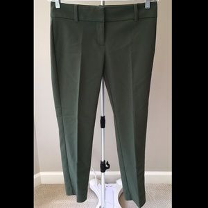 WHBM army green slacks